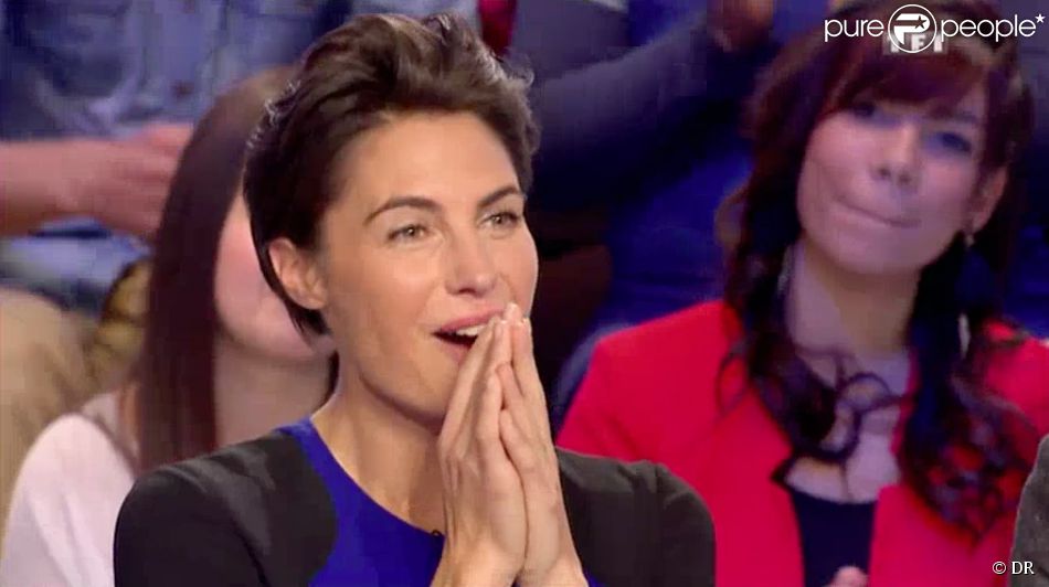 Alessandra Sublet, dans  Les Enfants de la télé , le 13 février 2015 sur TF1.