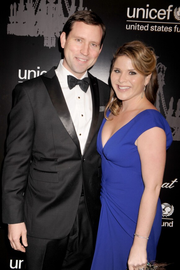 Jenna Bush et son mari Henry Hager à New York le 3 décembre 2013.