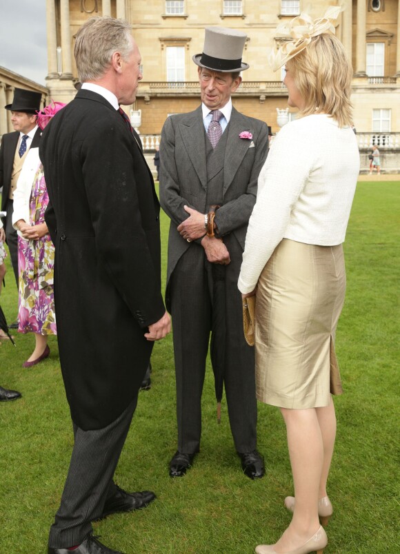 Le prince Edward, duc de Kent, à Buckingham le 3 juin 2014 lors d'une garden party officielle