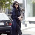  Kylie Jenner fait du shopping chez Fred Segal avec son chien Normie &agrave; West Hollywood, le 23 f&eacute;vrier 2015.  