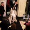 Exclusif - Kim Kardashian arrive à l'hôtel Armenia Marriott. Erevan, le 8 avril 2015.