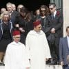 Chakib Benmoussa, ambassadeur du Maroc en France - Obsèques du tailleur italien Francesco Smalto en l'église Saint-Jean-Baptiste à Neuilly-sur-Seine, le 10 avril 2015.