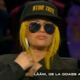 La chanteuse Lââm, invitée sur le plateau de  Salut les Terriens  sur Canal+, le samedi 11 avril 2015.
