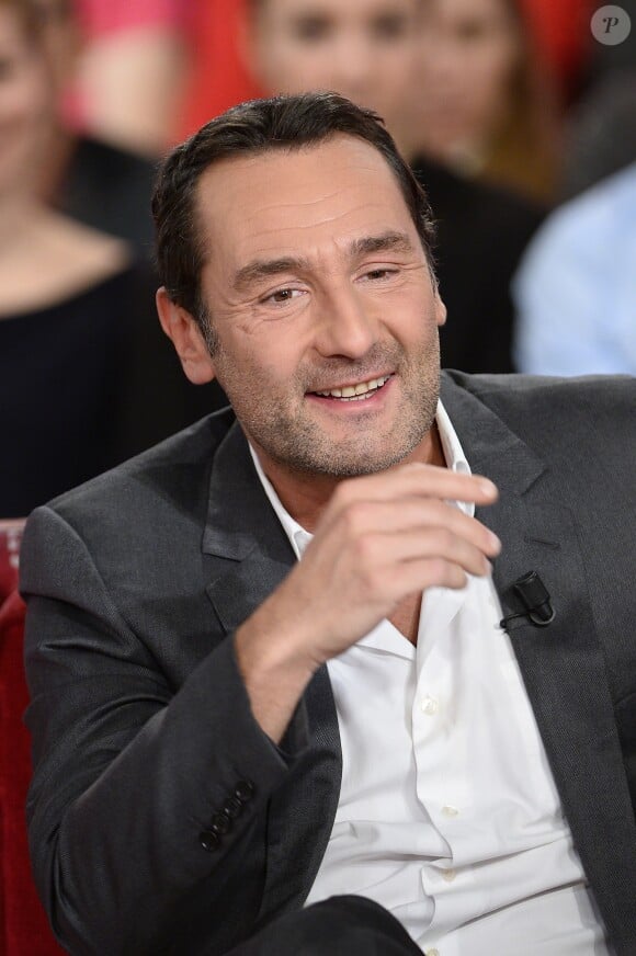 Gilles Lellouche - Enregistrement de l'émission "Vivement Dimanche" à Paris le 28 janvier 2015. L'émission sera diffusée le 1er Frevier.