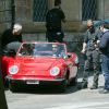 Ben Stiller tourne des scènes du film "Zoolander 2" à Rome le 13 avril 2015 