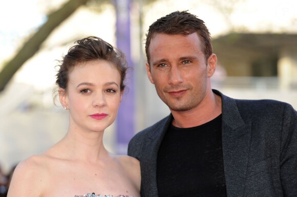 Carey Mulligan et Matthias Schoenaerts - Avant-première du film "Far from the Madding Crowd" ("Loin de la foule déchaînée") à Londres, le 15 avril 2015.