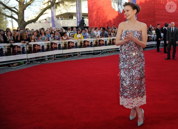 Carey Mulligan - Avant-première du film "Far from the Madding Crowd" ("Loin de la foule déchaînée") à Londres, le 15 avril 2015.
