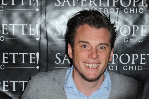 Norbert Tarayre - Inauguration du restaurant "Saperlipopette!" de Norbert Tarayre (Top Chef 3) à Puteaux, le 17 novembre 2014.