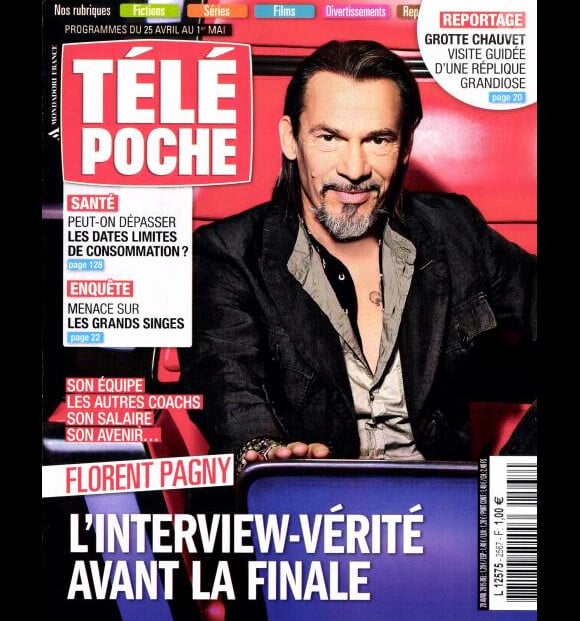 Florent Pagny en couverture de Télé Poche