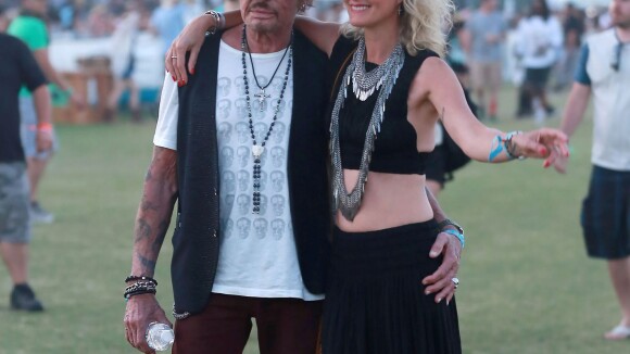 Johnny Hallyday et Laeticia : Diaboliquement amoureux à Coachella !