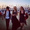 Laeticia Hallyday et Johnny Hallyday fous d'amour à Coachella avec leur amie Marie Poniatowski