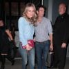 Rebecca Romijn a fete son 41eme anniversaire avec son mari Jerry O'Connell au restaurant Hakkasan a Beverly Hills. Le 6 novembre 2013