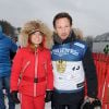 Geri Halliwell et son compagnon Christian Horner - People à la "Kitz Charity Race" à Kitzbuhel en Autriche le 24 janvier 2015. 