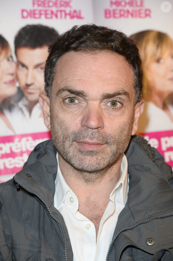 Yann Moix au théâtre Antoine à Paris le 5 novembre 2014