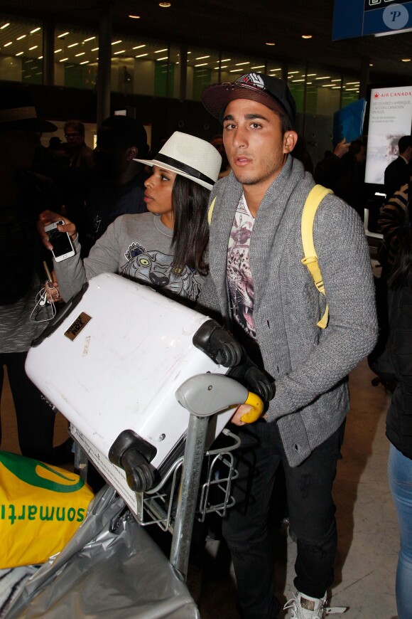 Vivian, à l'aéroport de Charles-de-Gaulle à Paris, le 14 mars 2015.