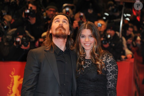 Christian Bale et sa femme Sibi Blazic à Berlin le 8 février 2015.