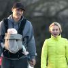 Exclusif - Hayden Panettiere et son fiancé Wladimir Klitschko se promènent avec leur fille Kaya à Nashville, le 7 mars 2015.