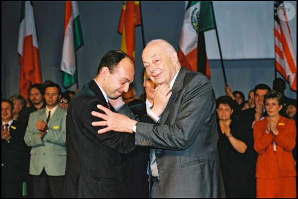 Edouard et François Michelin en assemblée en 1998