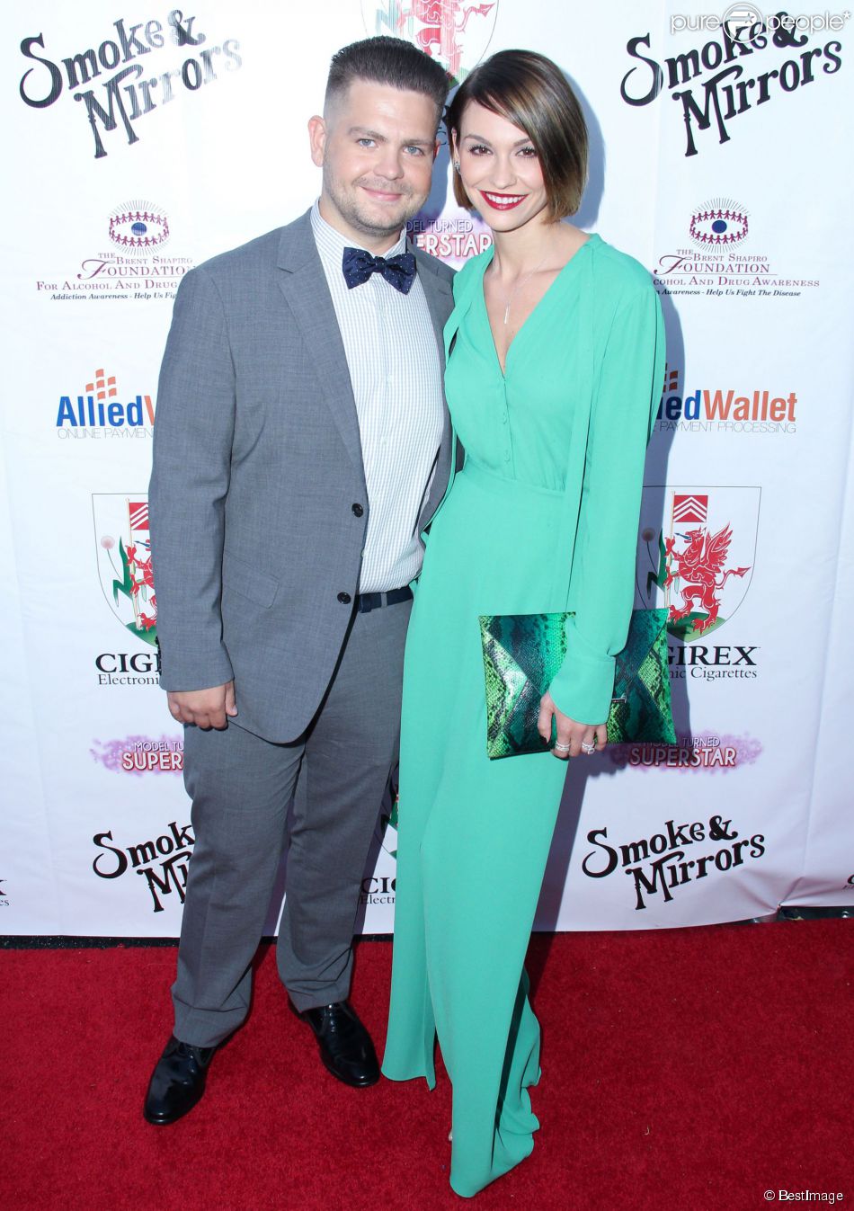  Jack Osbourne et sa femme Lisa Stelly - Soir&amp;eacute;e Brent Shapiro Foundation Summer Spectacular &amp;agrave; Beverly Hills, le 14 septembre 2014.&amp;nbsp;  