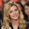 Camille Cerf Enregistrement de l'émission " Vivement Dimanche " qui sera diffusée le 3 Mai 2015.