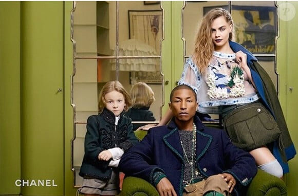 Cara Delevingne et Pharrell Williams stars de la campagne Chanel avec Hudson Kroenig