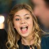Exclusif - Louane Emera participe à l'émission La Télé chante Pour le Sidaction au théâtre des Folies Bergère à Paris.
