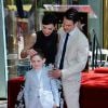 Julianna Margulies avec son mari Keith Lieberthal et leur fils Kieran Lieberthal - Julianna Margulies reçoit son étoile sur le Walk of Fame à Hollywood, le 1er mai 2015.