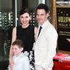 Julianna Margulies avec son mari Keith Lieberthal et leur fils Kieran Lieberthal - Julianna Margulies reçoit son étoile sur le Walk of Fame à Hollywood, le 1er mai 2015.