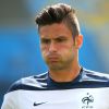Olivier Giroud lors de l'entraînement de l'équipe de France au stade Maracana de Rio de Janeiro au Brésil le 3 juillet 2014