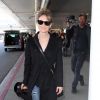 Renée Zellweger arrive à l'aéroport de LAX à Los Angeles en provenance de Paris le 12 mars 2015. 