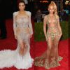 Kim Kardashian, Beyoncé et Jennifer Lopez - Soirée Costume Institute Gala 2015 dit Met Ball au Metropolitan Museum of Art à New York, le 4 mai 2015