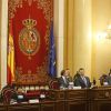 Le roi Felipe VI d'Espagne assistait le 5 mai 2015 à la réunion du 150e anniversaire de l'Union Internationale des Télécommunications à Madrid.