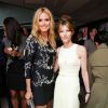 Heidi Klum et Robbie Myers lors du 15e anniversaire de Robbie Myers à la tête du magazine Elle, à l'Hearst Tower. New York, le 5 mai 2015.