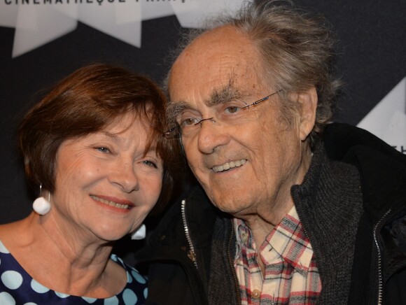 Macha Méril et son mari Michel Legrand - Rétrospective Philippe de Broca à la Cinémathèque française à Paris, le 6 mai 2015.