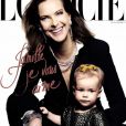  Carole Bouquet pose avec sa petite-fille en couverture de L'Officiel (d&eacute;cembre 2012-janvier 2013) 