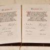 EXCLUSIF - Les registres du batpême de Gabriella et Jacques signés par leurs parents, Albert II de Monaco et Charlene, et leurs parrains et marraines