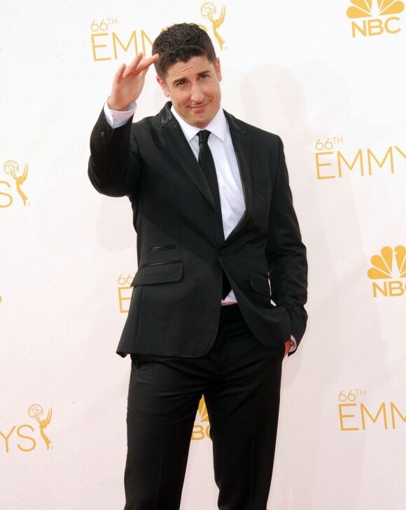 Jason Biggs - La 66e cérémonie annuelle des Emmy Awards au Nokia Theatre à Los Angeles, le 25 août 2014. 