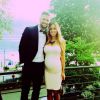 Benjamin des Anges 6 vient de dévoiler des photos de lui et de sa compagne Sarah très enceinte. Le 13 mai 2015.