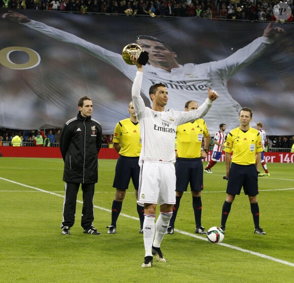 Cristiano Ronaldo au stade Santiago Bernabeu de Madrid, le 15 janvier 2015.