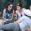 Exclusif - Kristen Stewart et sa supposée petite amie Alicia Cargile lors du 3e jour du festival Coachella Valley Music and Arts à Indio, le 19 avril 2015