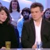 Jeannette Bougrab et Patrick Pelloux sur le plateau du Grand journal de Canal+, le 9 janvier 2014.