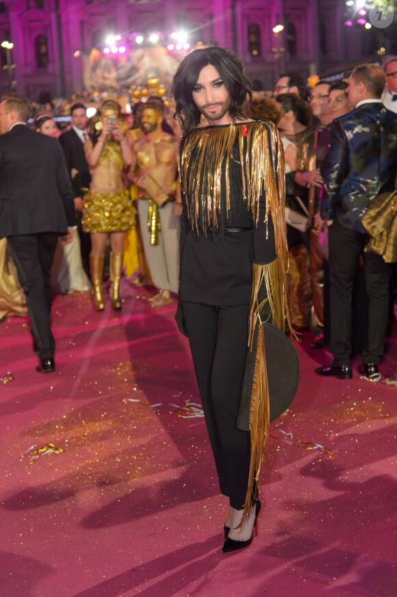 Conchita Wurst lors du Life Ball 2015 à Vienne, le 16 mai 2015  