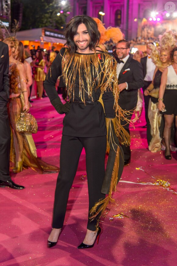 Conchita Wurst lors du Life Ball 2015 à Vienne, le 16 mai 2015  