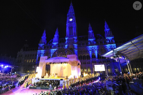 Illustration lors du Life Ball 2015 à Vienne, le 16 mai 2015  
