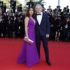 Salma Hayek et son mari François-Henri Pinault - Montée des marches du film "Carol" lors du 68e Festival International du Film de Cannes, le 17 mai 2015.