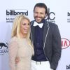 Britney Spears et son compagnon Charlie Ebersol - Cérémonie des "Billboard Music Awards" à Las Vegas le 17 mai 2015.