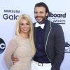 Britney Spears et son compagnon Charlie Ebersol - Cérémonie des "Billboard Music Awards" à Las Vegas le 17 mai 2015.