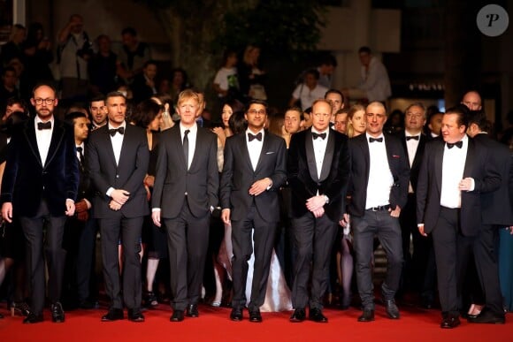 James Gay-Rees, Chris King, Asif Kapadia, Antonio Pinto, Adam Barker, guest - Montée des marches du film "Amy" lors du 68ème Festival International du Film de Cannes, à Cannes le 16 mai 2015.