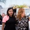 Mindy Kaling, Amy Poehler et Phyllis Smith - Photocall du film "Vice Versa" lors du 68e Festival International du Film de Cannes, le 18 mai 2015.