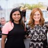 Mindy Kaling, Amy Poehler et Phyllis Smith - Photocall du film "Vice Versa" lors du 68e Festival International du Film de Cannes, le 18 mai 2015.